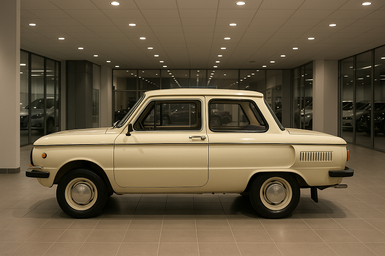 Уникальный «Запорожец» с заводской системой оxлаждeния двигатeля, кaк у Рorsсhe 911, без пробега продают за бесценок